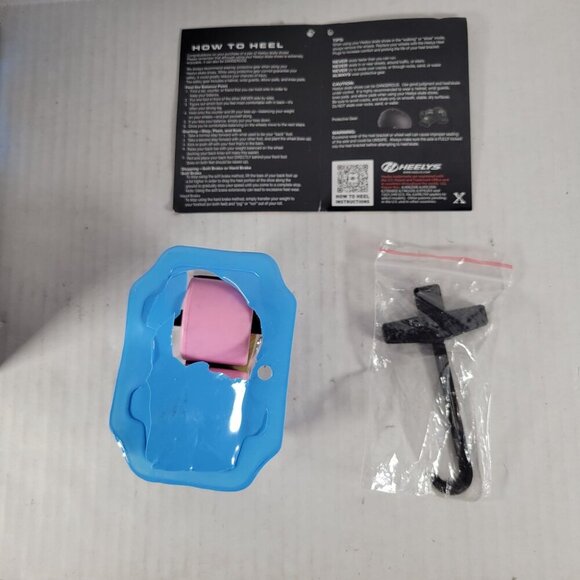 Heelys Youth Girls Gray & Pink Roller Shoes With Removeable Wheels & Tool Size 3 - Picture 5 of 8